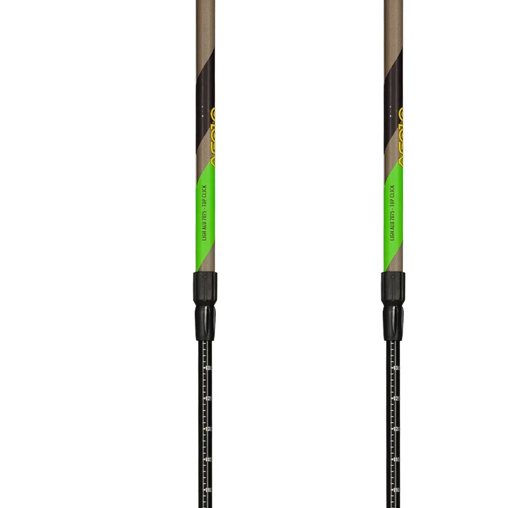 Asolo Escape 3 Top-click Dlx Stöcke, Green / grey / black, 64-135cm Asolo Escape 3 Top-click Dlx Stöcke, Green / grey / black, 64-135cm