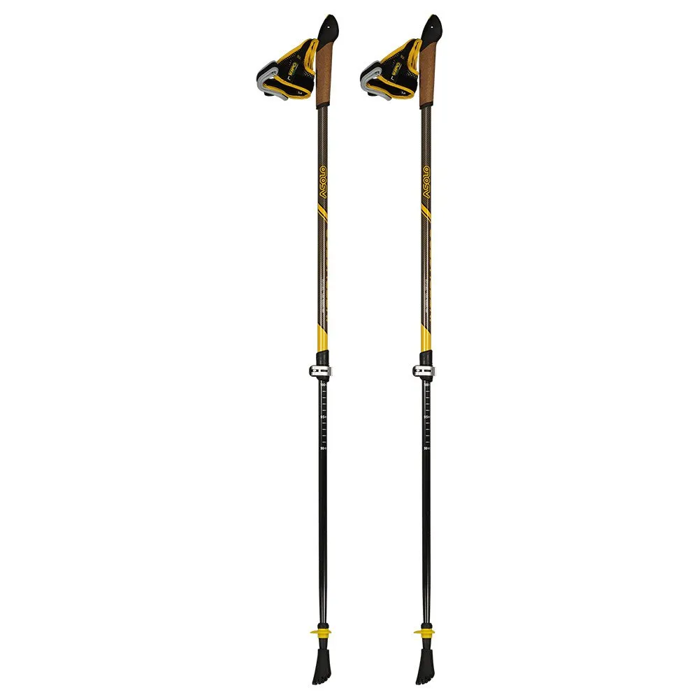 Asolo Instructor Carbon 2 Dlx Stöcke, Yellow / grey / black, 70-130cm Asolo Instructor Carbon 2 Dlx Stöcke, Yellow / grey / black, 70-130cm