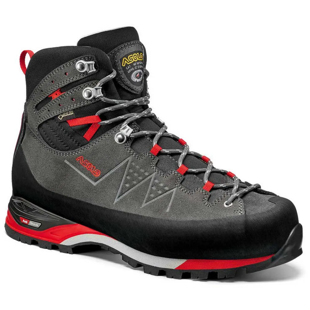 Asolo Traverse Goretex Wanderstiefel, Graphite / red Asolo Traverse Goretex Wanderstiefel, Graphite / red