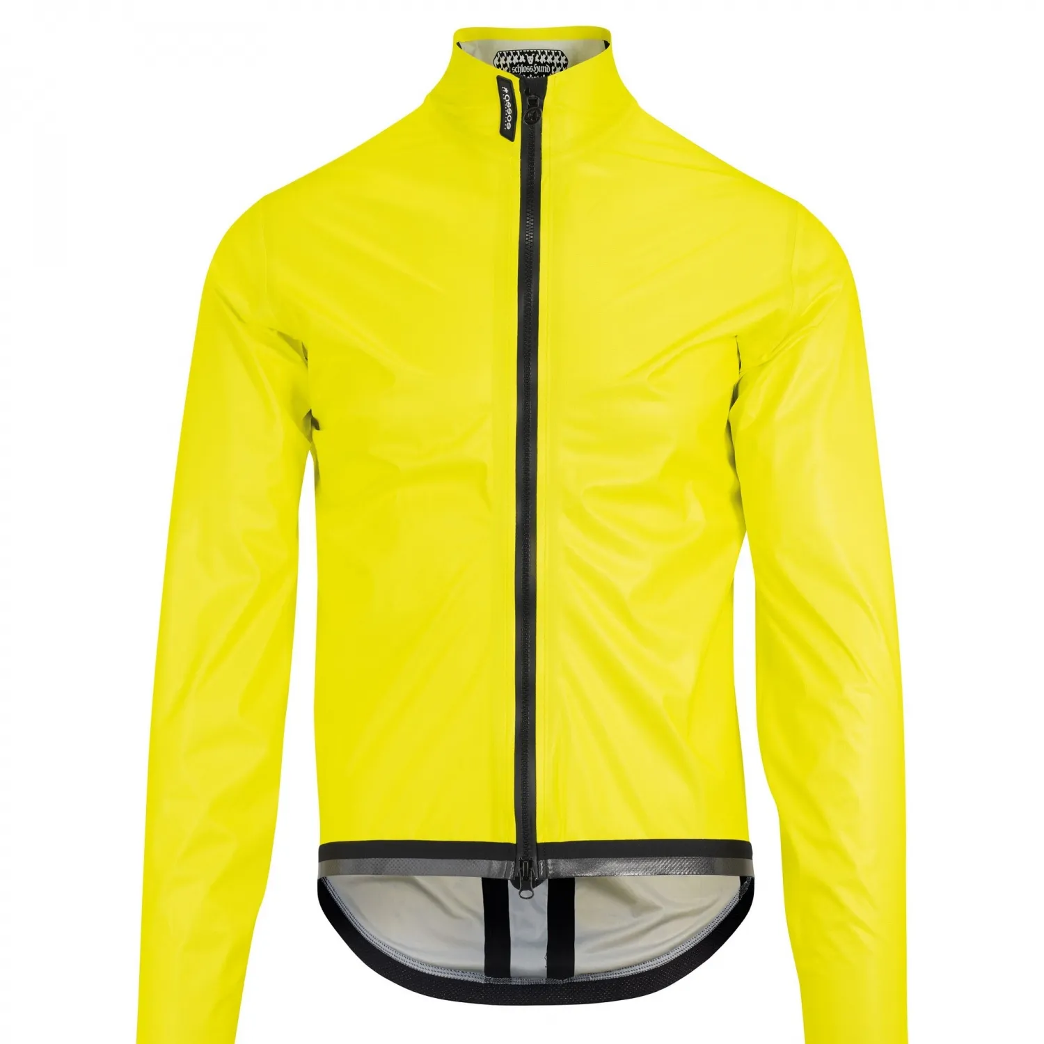 ASSOS EQUIPE RS Rain EVO Jacke Assos Schlosshund Regenjacke, Fluo yellow