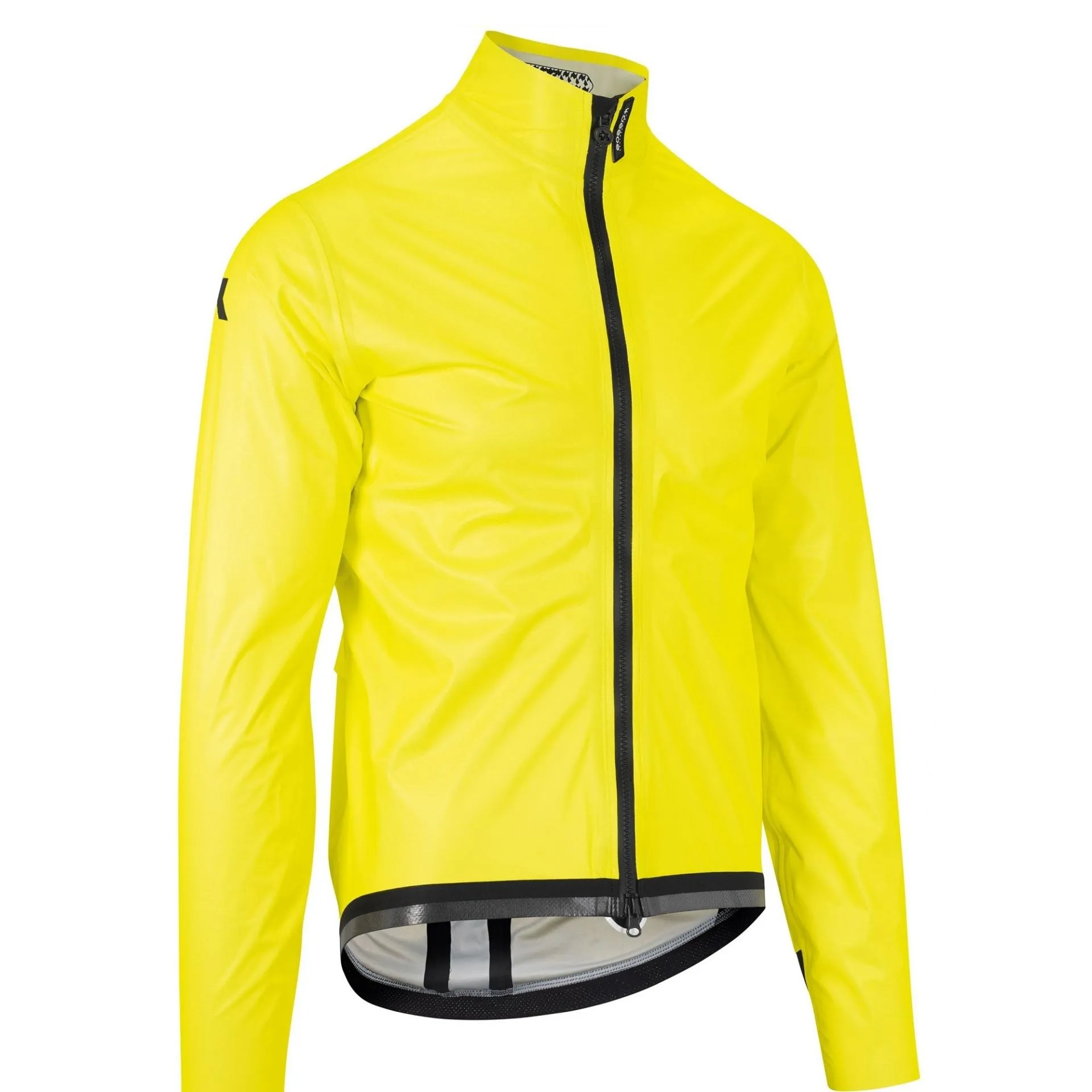ASSOS EQUIPE RS Rain EVO Jacke Assos Schlosshund Regenjacke, Fluo yellow