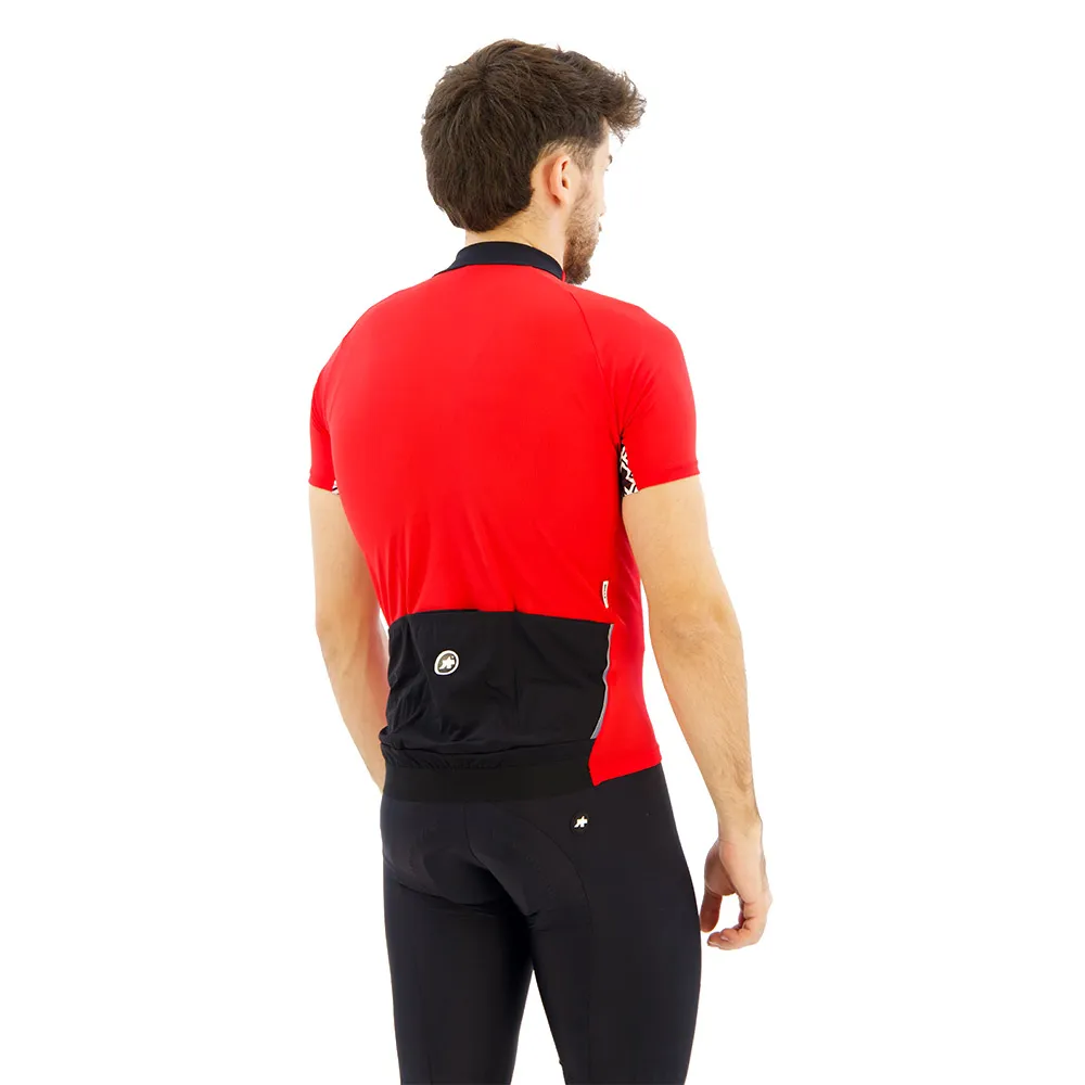 ASSOS Mille Gt Kurzarm-radtrikot, National red, S ASSOS Mille Gt Kurzarm-radtrikot, National red, S