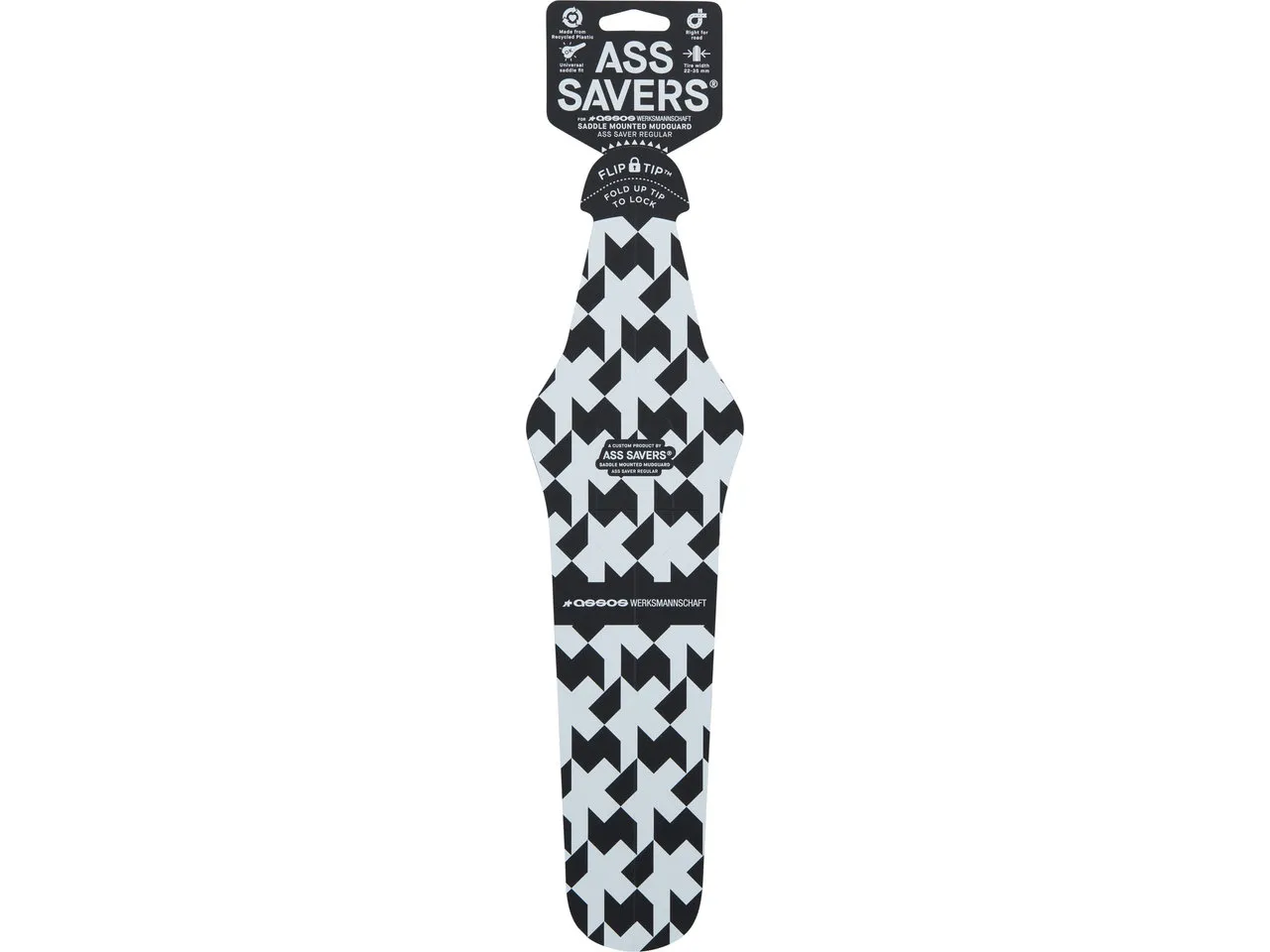 ASSOS Mud Guard Monogram Schutzblech, Schwarz