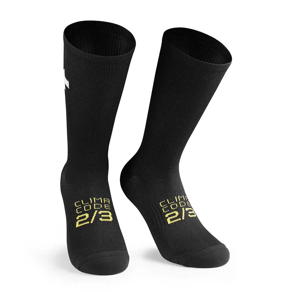ASSOS Spring Fall P1 Socken, Black series