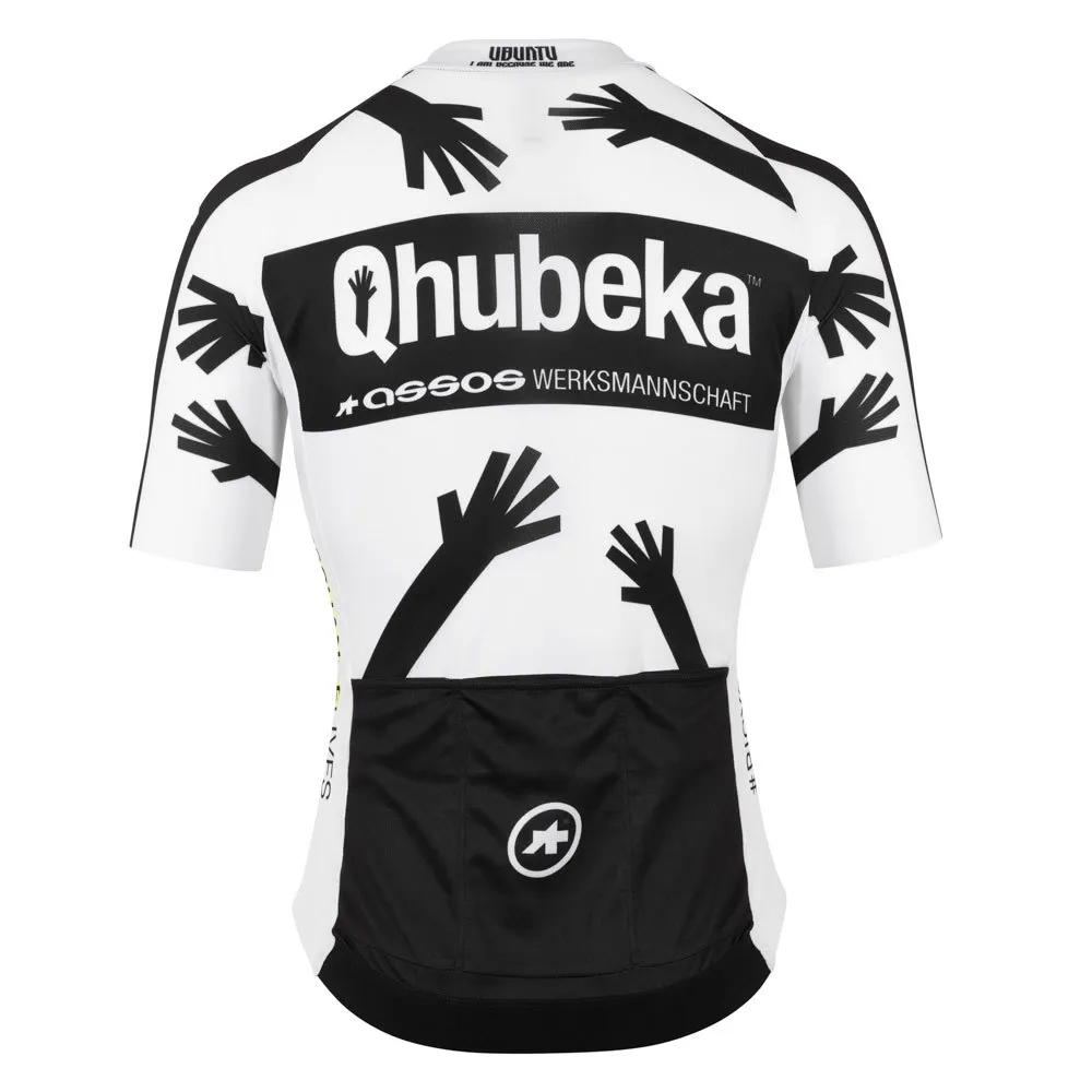 ASSOS Team Qhubeka 2021 Gt Kurzarm-radtrikot, Blue