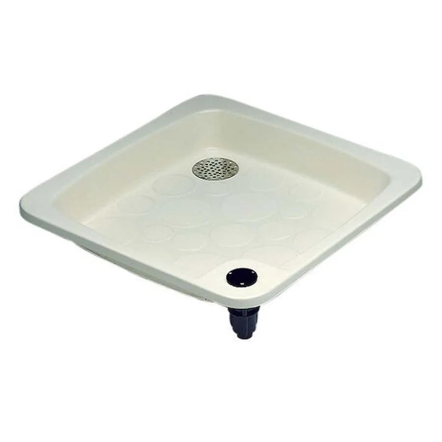 Astral 00103 Für 52717-52718 Außen-grundplattenverankerung Ø 80x80 Cm 43mm, White, 80 x 80cm