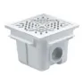 Astral 00258 Abs 2´´ Schwimmbadablauf 210x210mm, White, One Size
