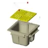Astral 00258 Abs 2´´ Schwimmbadablauf 210x210mm, White, One Size