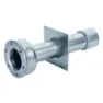Astral 00327 Inox Aisi304 L240mm Wandrohr Mit 1 1/2 Zoll Innengewinde An Beiden Enden, Grey, 240mm