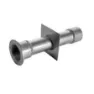 Astral 00327 Inox Aisi304 L240mm Wandrohr Mit 1 1/2 Zoll Innengewinde An Beiden Enden, Grey, 240mm