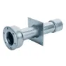 Astral 00328 Inox Aixi304 L340mm Wandrohr Mit 1 1/2 Innengewinde An Beiden Enden, Grey, 340mm