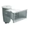 Astral 01463 Skimmer Für Linerpool Lange Öffnung Runde Abdeckung 15l, White, One Size