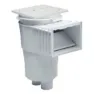 Astral 11306 Skimmer Standard Mundstück Quadratische Abdeckung 17.5l, White, One Size