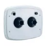 Astral 11508 Düsenbaugruppen Mit Rechteckiger Frontplatte Aus Kunststoff, White, One Size