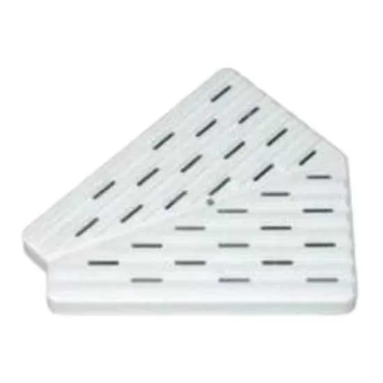 Astral 22388 45º H22mm L250mm L1_245mm Eckfliesen Aus Kunststoff Für Überlaufrinne unisex, White, One Size