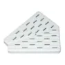 Astral 22388 45º H22mm L250mm L1_245mm Eckfliesen Aus Kunststoff Für Überlaufrinne, White, One Size