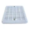Astral 34331 Ablaufgitter Aus Kunststoff 252x252mm, White, One Size