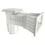 Astral 34413 Skimmer Standard Langmundstück Quadratische Abdeckung 15l, White, One Size