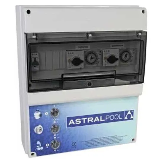 Astral 70429 Typ C + Typ D Schaltschrank Mit Überlastungsschutz Für 2 Pumpen Und Steuerung Für 1 Unterwasserleuchte, White / black, One Size, EU Plug 220V Astral 70429 Typ C + Typ D Schaltschrank Mit Überlastungsschutz Für 2 Pumpen Und Steuerung Für 1 Unterwasserleuchte, White / black, One Size, EU Plug 220V