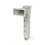 Astral 73161 Filterskimmer Für Beton Mit 2 Kartuschen 20m3, White, One Size