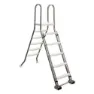 Astral Aisi-Ø43 Sicherheitsleitersprossen Mit Plattform Für Aufstellbecken 2x4 304l 1.35m unisex, Inox, One Size