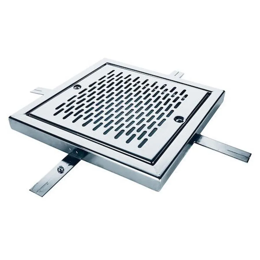 Astral Edelstahl 00284 Aisi304 Ablaufgitter In 200x200mm unisex, Chromed, One Size