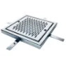 Astral Edelstahl 00286 Aisi304 Ablaufgitter In 400x400mm, Chromed, One Size