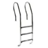 Astral Gemischte Aisi304 Poolleiter 2 Stufen, Inox / black, One Size