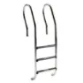 Astral Gemischte Aisi304 Poolleiter 4 Stufen, Inox / black, One Size
