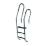 Astral Gemischte Aisi316 Poolleiter + 1 Doppelter Sicherheitsschritt 3 Stufen, Inox, One Size