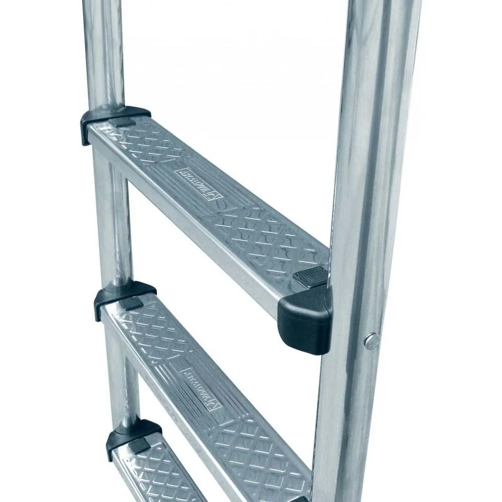 Astral Mixto Aisi316 Poolleiter 3 Luxusstufen, Inox / black, One Size Astral Mixto Aisi316 Poolleiter 3 Luxusstufen, Inox / black, One Size