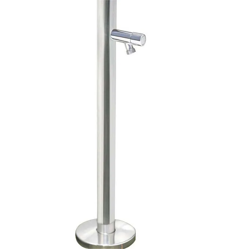 Astral Regendusche Mit Fußbadarmatur, Inox, One Size Astral Regendusche Mit Fußbadarmatur, Inox, One Size