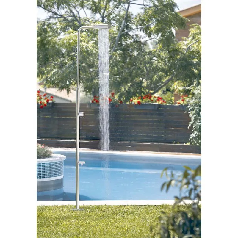 Astral Regendusche Mit Fußbadarmatur, Inox, One Size Astral Regendusche Mit Fußbadarmatur, Inox, One Size