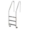 Astral Standard Aisi316 Poolleiter 2 Luxusstufen, Inox / black, One Size