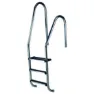 Astral Standard Aixi316 Poolleiter + 1 Doppelter Sicherheitsschritt Nicht Symmetrisch 2 Stufen, Inox, One Size
