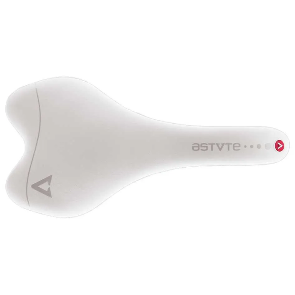 Astvte Skylite Sr Sattel, White / red, 135mm Astvte Skylite Sr Sattel, White / red, 135mm