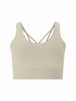 Athlecia Damen Sport-BH Gaby Medium Support beige