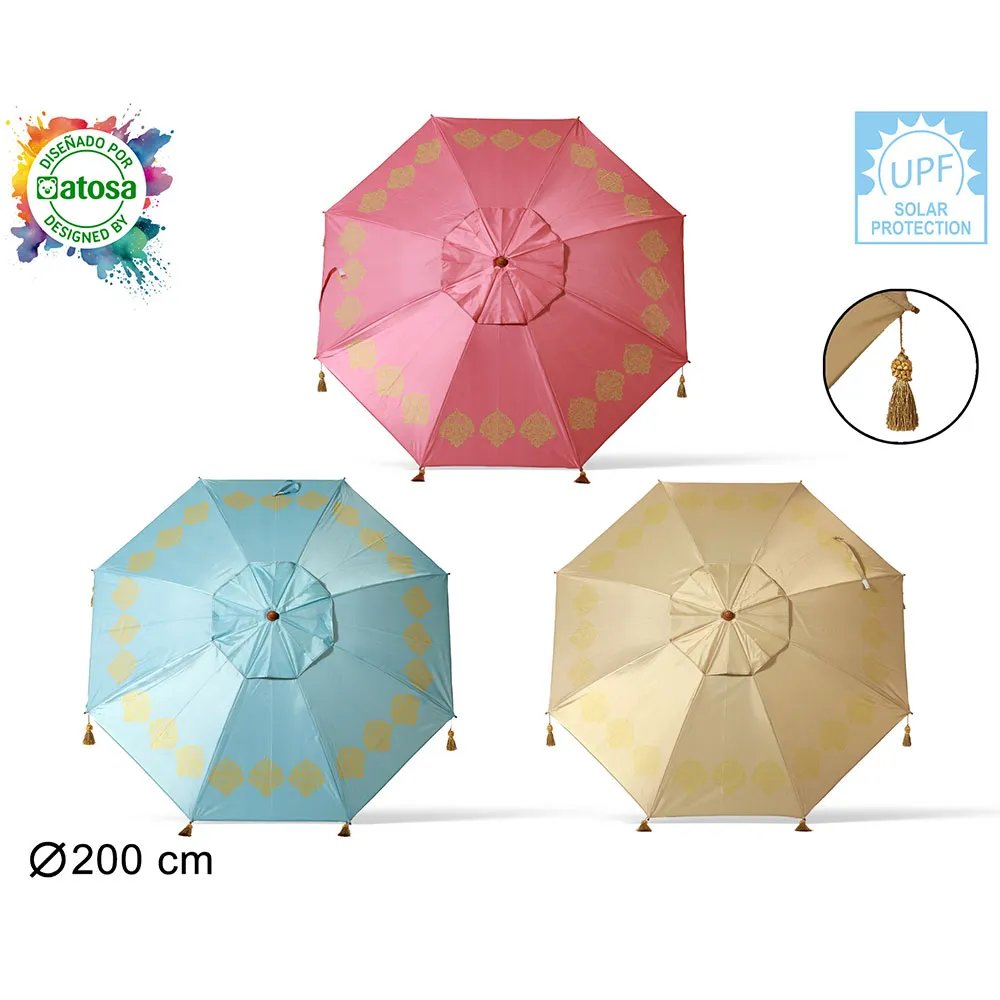 Atosa Ausrichtbare Orxford-aluminiumfransen 3 Verschiedene Sonnenschirme 22/25 Mm 200 Cm, Multicolor, One Size Atosa Ausrichtbare Orxford-aluminiumfransen 3 Verschiedene Sonnenschirme 22/25 Mm 200 Cm, Multicolor, One Size