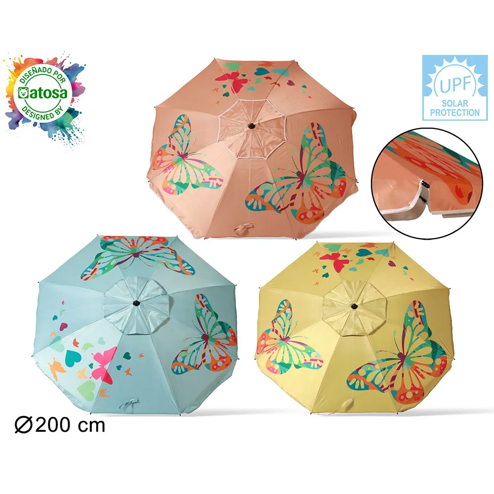 Atosa Ausrichtbarer Aluminium-sonnenschirm Orxford Fadon 3 Assorted 22/25 Mm 200 Cm, Multicolor, One Size Atosa Ausrichtbarer Aluminium-sonnenschirm Orxford Fadon 3 Assorted 22/25 Mm 200 Cm, Multicolor, One Size