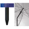 Atosa Ausrichtbarer Aluminium-sonnenschirm Orxford Fadon 3 Assorted 22/25 Mm 200 Cm, Multicolor, One Size