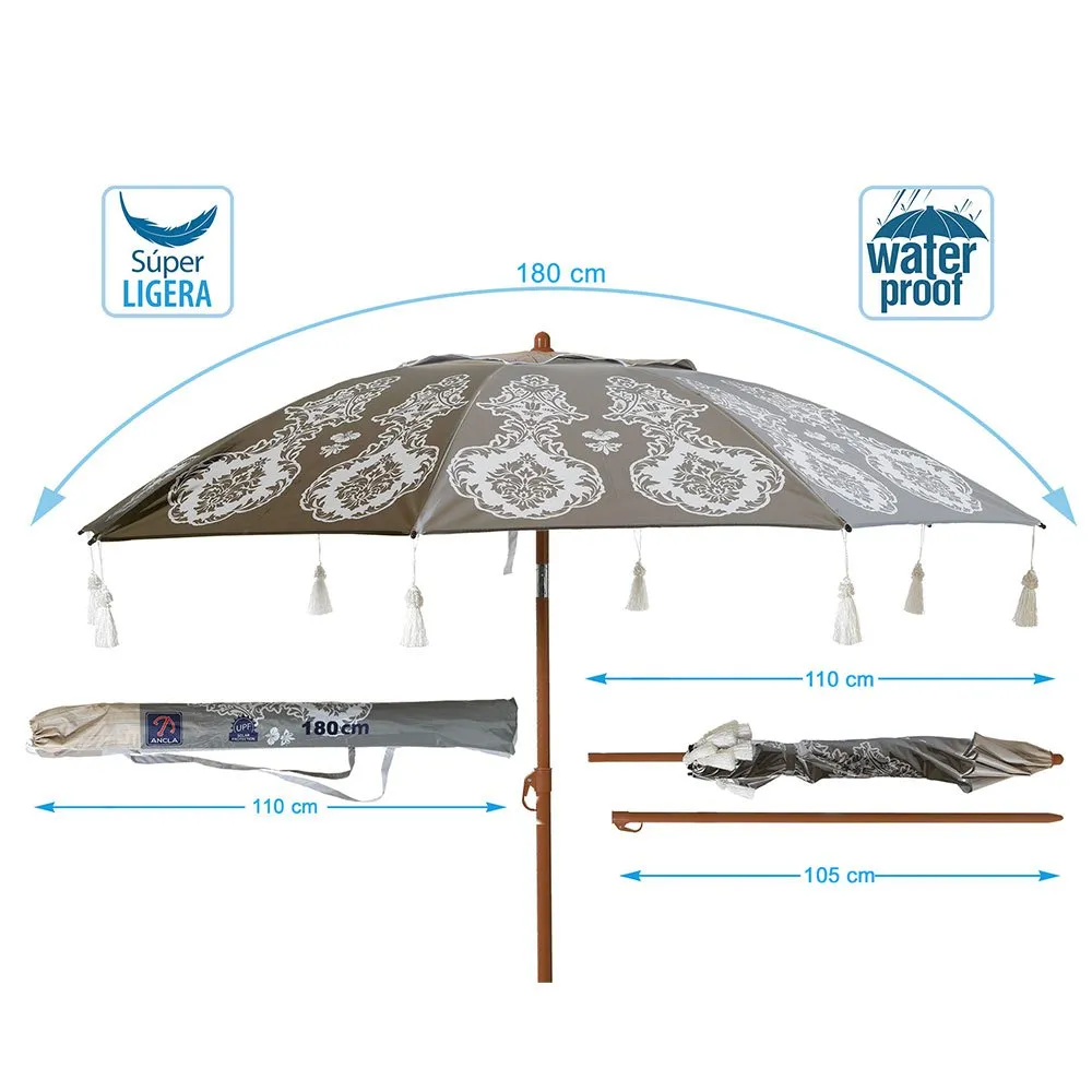 Atosa Sonnenschirm Für Den Strand 180 Cm unisex Atosa Sonnenschirm Für Den Strand 180 Cm unisex
