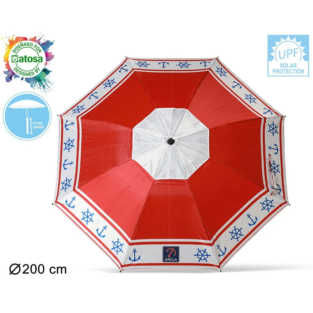 Atosa Sonnenschirm Für Den Strand 200 Cm Atosa Sonnenschirm Für Den Strand 200 Cm