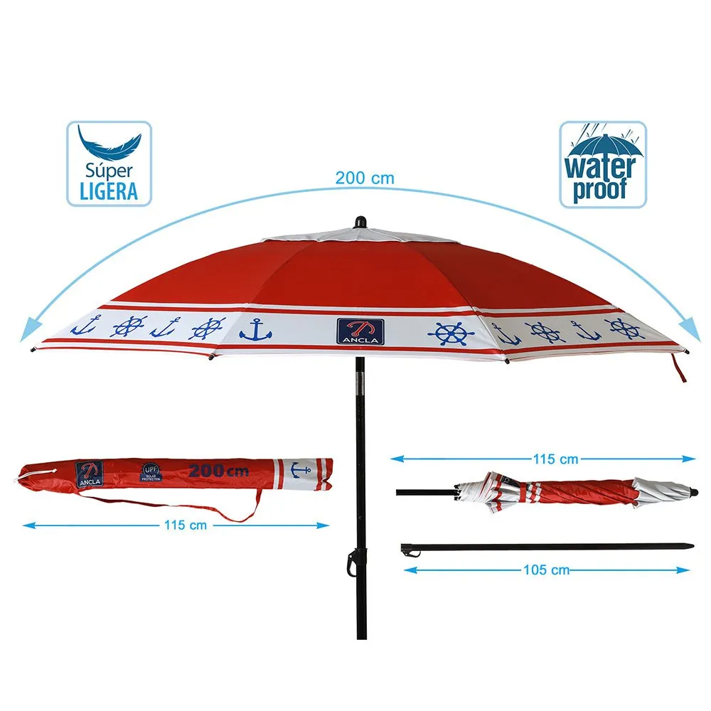 Atosa Sonnenschirm Für Den Strand 200 Cm unisex