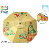 Atosa Sonnenschirm Für Den Strand 220 Cm Atosa Sonnenschirm Für Den Strand 220 Cm
