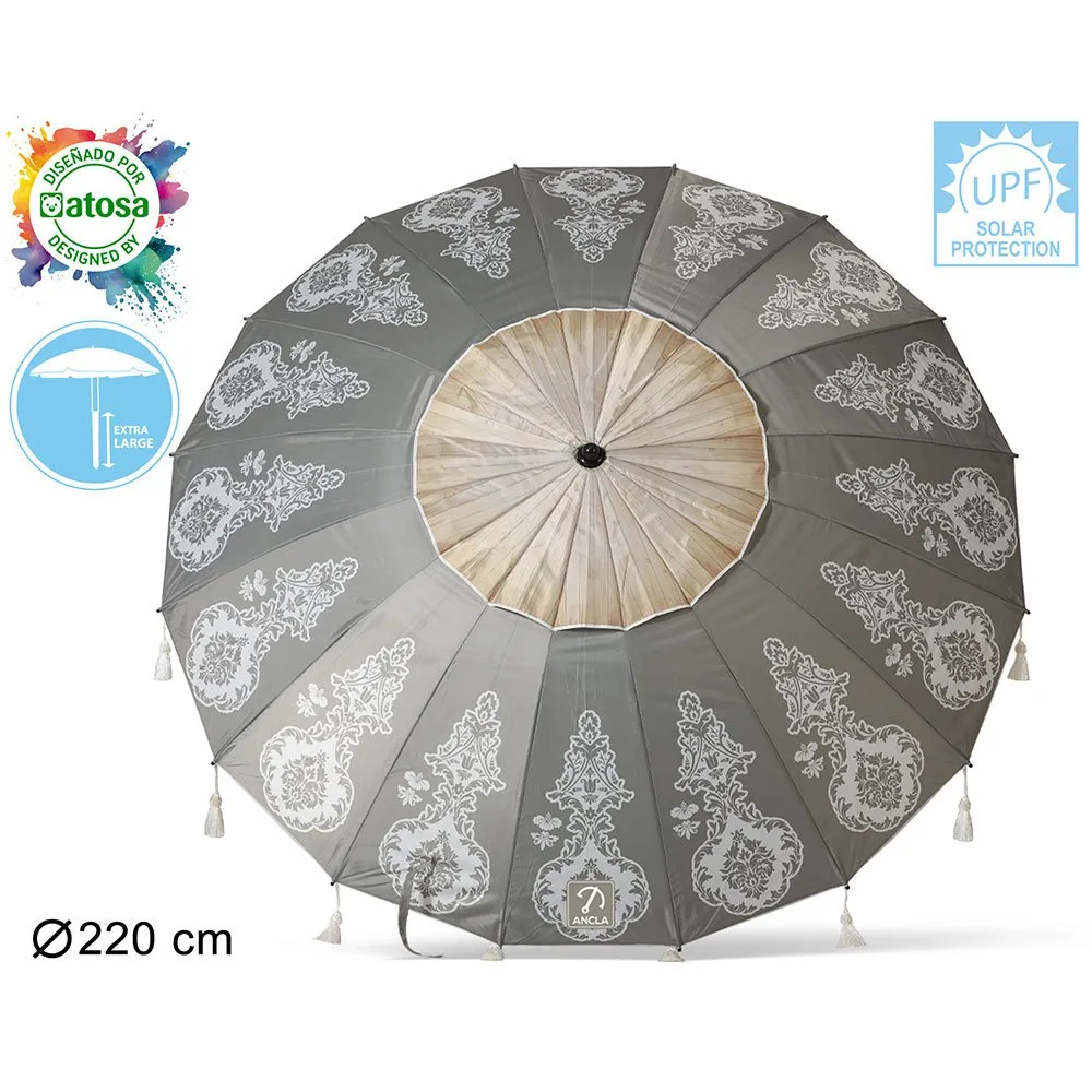Atosa Sonnenschirm Für Den Strand 220 Cm Atosa Sonnenschirm Für Den Strand 220 Cm