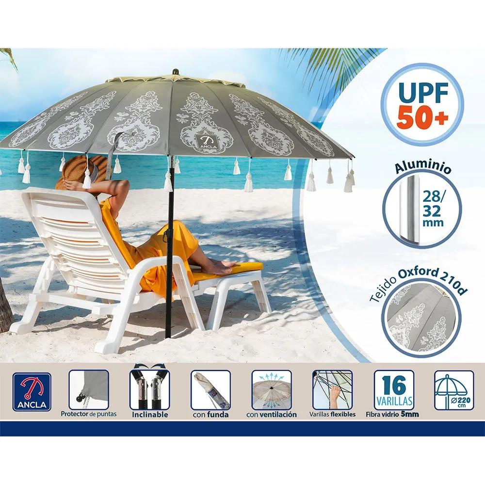 Atosa Sonnenschirm Für Den Strand 220 Cm Atosa Sonnenschirm Für Den Strand 220 Cm