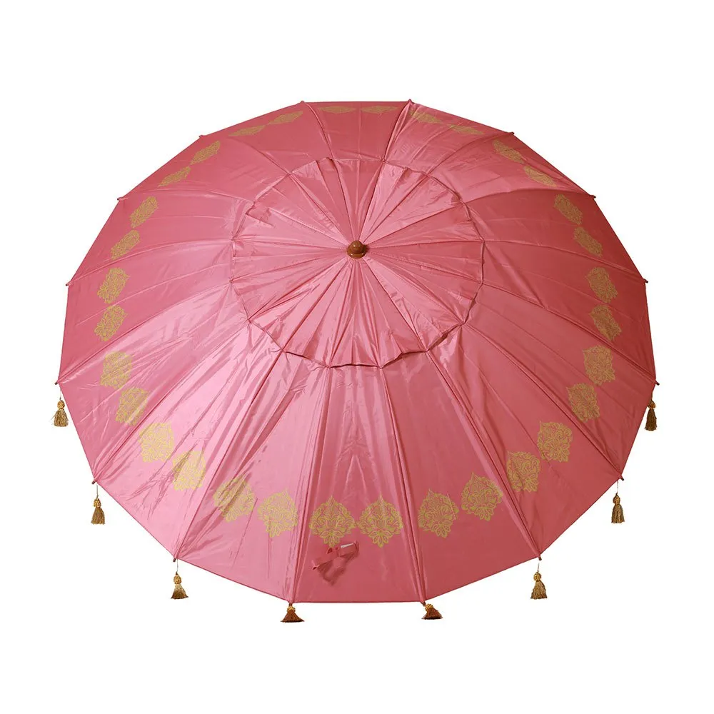 Atosa Sonnenschirm Für Den Strand 220 Cm Refurbished unisex, Pink, One Size