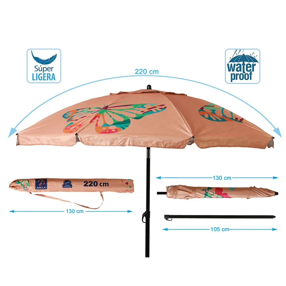 Atosa Sonnenschirm Für Den Strand 220 Cm unisex Atosa Sonnenschirm Für Den Strand 220 Cm unisex