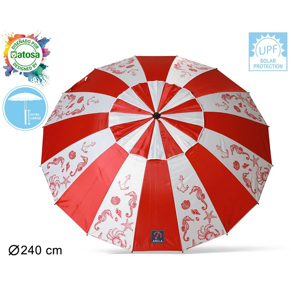Atosa Sonnenschirm Für Den Strand 240 Cm Atosa Sonnenschirm Für Den Strand 240 Cm