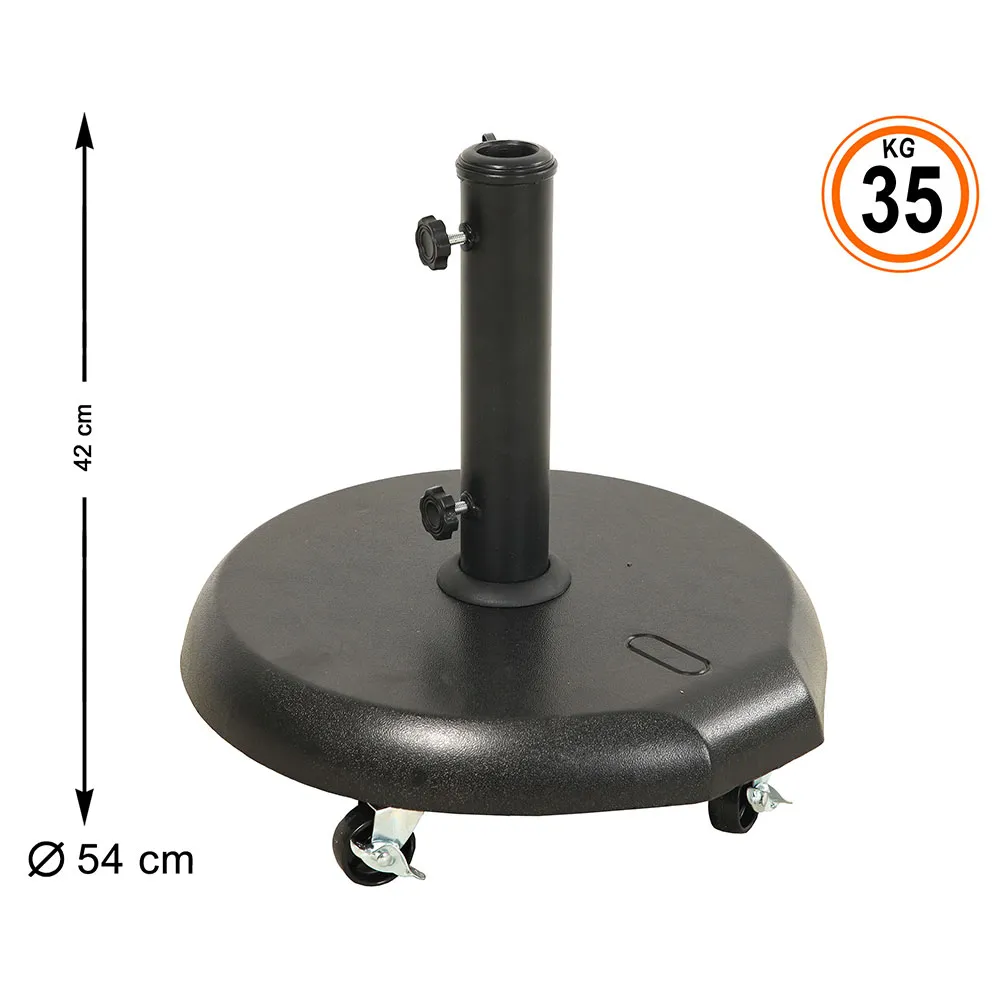 Atosa Sonnenschirmständer Mit Rollen 35kg, Multicolor, One Size Atosa Sonnenschirmständer Mit Rollen 35kg, Multicolor, One Size